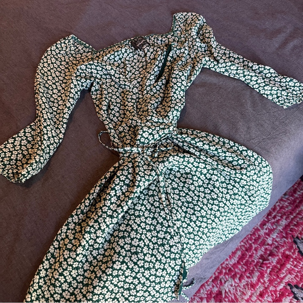 Reformation wrap dress